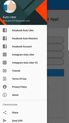Auto Liker android App screenshot 0